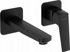 DEANTE Bateria umywalkowa Blur, nero, podtynkowa