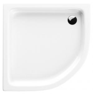 SCHEDPOL Brodzik akryl Grando Plus z podbudową Stabilsound 90x90 półokrągły