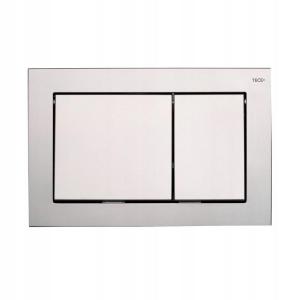 Przycisk spłukujący TECE base podwójny do WC z tworz sztucz chrom matowy