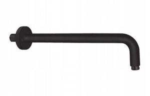 ROUND BLACK Ramię natrysku ścienne