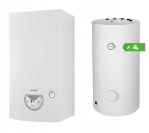 Pakiet z kotłem gazowym kondensacyjnym SILVER PRO 25 kW i zasobnikiem SWK 1