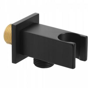 INVENA PRZYŁĄCZE Z UCHWYTEM NA SŁUCHAWKĘ KWADRATOWE, CZARNE