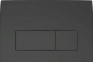 Przycisk uruchamiający GEBERIT Delta50 prostokątny przedni czarny mat