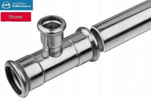 KAN-therm Trójnik redukcyjny Steel - 108/35/108