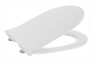 Deska WC MERIDIAN COMPACTO Slim Wolnoopad. Biały ROCA[5]