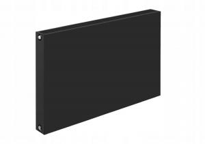 POLSKI GRZEJNIK STALOWY PURMO 9005 PLAN FCV22 600x1200 V 22 RAL9005 CZARNY DOLNY PRAWY 48h