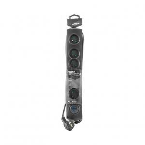 QOLTEC Listwa antyprzepięciowa Quick Switch 6 gniazd 3m