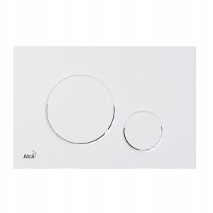 Przycisk sterujący ALCADRAIN THIN do systemów z tworz sztucznego biały MAT
