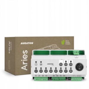 Listwa ster. 8 siłownikami do mont w szafkach instalacyjnych LARS Aries