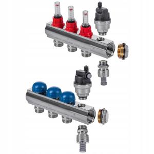 Rozdzielacz 3-ob EMMENTI z przepływomierzami