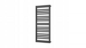 Grzejnik drabinkowy FRAME 400X1075 449W podł dolne rozstaw 370mm czarny mat