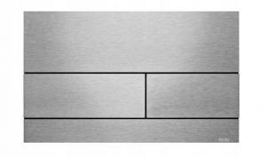 Przycisk spłukujący TECE square II podwójny do WC z metalu stal szczotkow