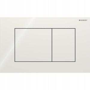 Przycisk uruchamiający GEBERIT Sigma40 prostokątny szkło piaskowy szary