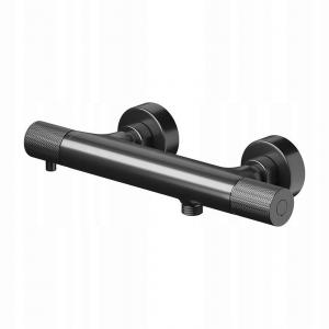 CERSANIT Bateria natryskowa termostatyczna ścienna Zen Gun metal