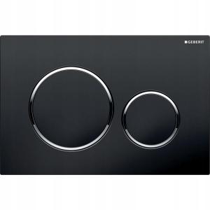 Przycisk spłuczki Geberit Sigma20 Czarny/chrom 48h