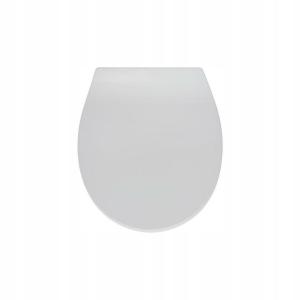 Deska wc slim duroplast wolnoopadająca, łatwy demontaż, zawiasy plastikowe