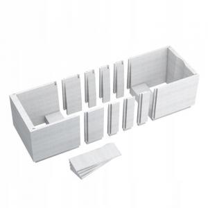 Nośnik do wanien prostokątnych 1.028-LED Stabilsound LED120-170x70x61cm