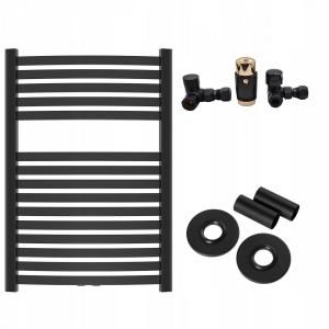 INVENA GRZEJNIK ŁAZ. 540X800 + KPL. OSIOWY + MASKOWNICA POJ. - CZARNO-ZŁOTY