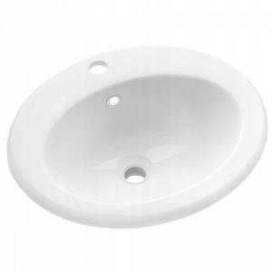 INVENA UMYWALKA WPUSZCZANA W BLAT NIKEA 50 CM, Z OTW. NA BAT.