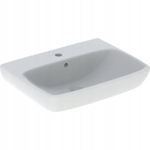 Umywalka Selnova Square B60 cm, H18 cm, T46 cm, z przelewem, z otworem na b