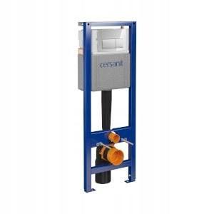 Stelaż Podtynkowy B956 System 40 Mechaniczny Przycisk Chrom Błysk S701-748