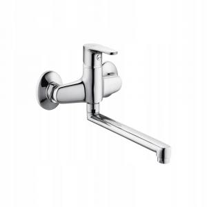 DEANTE Bateria umywalkowa ścienna Chaber chrom BGC 050M 48h