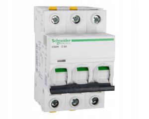 SCHNEIDER ELECTRIC Wyłącznik nadprądowy iC60N-C6-3 C 6A 3-biegunowy