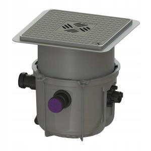 Przepompownia Minilift S, zabudowa podłogowa, pokrywa czarna (S)