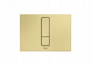 Przycisk spłukujący ROCA DUPLO S PS4 podwójny PVD Brushed Gold 202x145x6