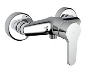 Bateria natryskowa ścianna ARMATURA KRAKÓW STANDARD 2-uchwytowa chrom