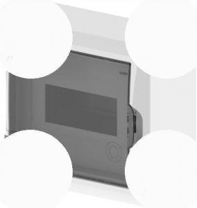 ONNLINE Rozdzielnica natynkowa 1x8 modułowa dymna IP40 ONNLINE
