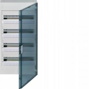 HAGER Rozdzielnica natynkowa VEGA 4x18M IP40, drzwi transparentne