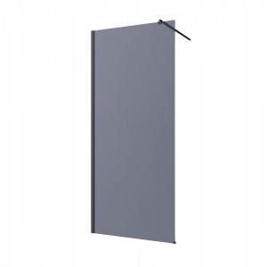 INVENA KABINA WALK-IN II TREND 90X200CM GRAFIT 8MM SHINY-GLASS CZARNY
