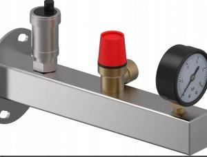 UPONOR Grupa bezpieczeństwa do C.W.U.6 BAR,INOX,FLUVIA 48h