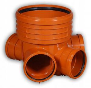 Kineta PP 400x160, typ2 zbiorcza, do rury wznoszącej gładkiej DN/OD 400mm o