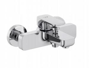 Bateria wannowo-natryskowa naścienna KLUDI RENON 1-uchwyt 2-otwor chrom