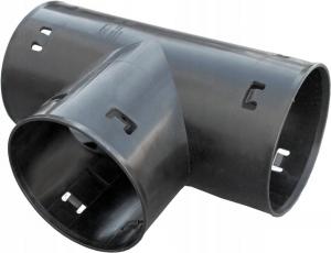 KACZMAREK Trójnik drenarski PVC DN/OD 160x160/90, kolor czarny