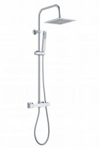 INVENA DESZCZOWNIA Z BATERIĄ TERMOSTATYCZNĄ SVART CHROM