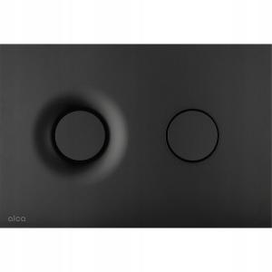 Przycisk sterujący ALCADRAIN THIN do systemów podtynk czarny mat okrągły