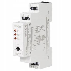 ZAMEL Czujnik asymetrii FAZ 230/400V AC Typ: CAM-01