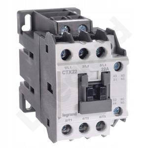 LEGRAND Stycznik CTX3 3P 22A 1NO1NC 24V DC