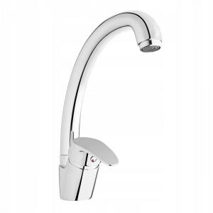 Bateria umywalkowo - zlewozmywakowa INVENA AVA NEW z wylewką LUX 48h