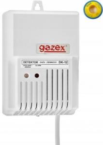 Detektor gazów DK-12 metan, alarm 15% DGW, wyj.do syreny zewn., sensor p-p,