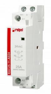 RELPOL Stycznik instalacyjny 1NO + 1NC, 25A, 24 VAC RXC25-11-A024