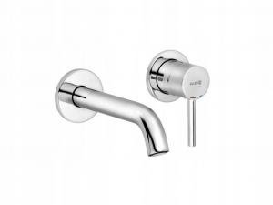 Bateria umywalkowa ścienna podtynkowa KLUDI BOZZ 2-otworowa chrom