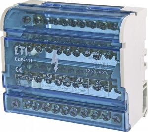 ETI Blok rozdzielczy 125A (4x11 zacisków) EDB-411