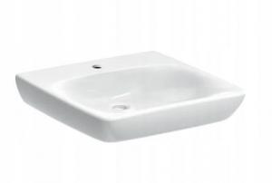 Umywalka Selnova Comfort B55 cm, H15 cm, T55 cm, bez przelewu, z otworem na