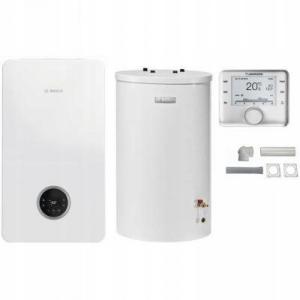 JUNKERS PAKIET Bosch CONDENS Zasobnik WST 120 CW 400 zestaw do szachtu 48h