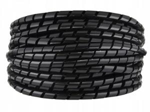 Wąż spiralny GST-15B (średnica wewnętrzna 15mm) czarny opakowanie 10 metrów