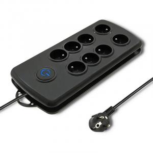 QOLTEC Listwa antyprzepięciowa Quick Switch 8 gniazd 2.5m